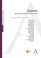 Couverture du livre « L'expertise ; vision transversale et pratique en droit » de  aux éditions Anthemis