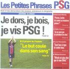 Couverture du livre « Les petites phrases du psg » de  aux éditions Mango