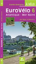 Couverture du livre « Grands itinéraires à vélo ; Atlantique, Mer Noire ; de Bâle à Nevers » de  aux éditions Chamina