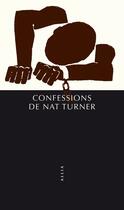 Couverture du livre « Confessions » de Nat Turner aux éditions Editions Allia