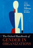 Couverture du livre « The Oxford Handbook of Gender in Organizations » de Savita Kumra aux éditions Oup Oxford