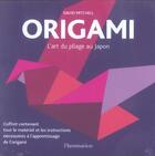 Couverture du livre « Origami, l'art du pliage au japon / livre+pochette 80 feuilles » de David Mitchell aux éditions Flammarion