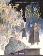 Couverture du livre « Le nom de la rose Tome 1 » de Milo Manara aux éditions Glenat