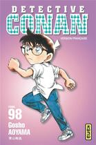 Couverture du livre « Détective Conan Tome 98 » de Gosho Aoyama aux éditions Kana