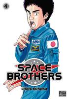 Couverture du livre « Space brothers Tome 4 » de Chuya Koyama aux éditions Pika