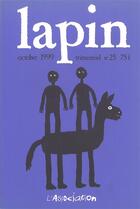 Couverture du livre « LAPIN n.25 » de  aux éditions L'association