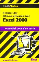 Couverture du livre « Realiser Des Tableaux Efficaces Avec Excel 2000 » de M Bryant aux éditions First Interactive