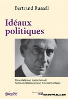 Couverture du livre « Idéaux politiques » de Bertrand Russell aux éditions Ecosociete