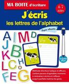 Couverture du livre « J'ecris les lettres de l'alphabet » de Imane Rifki aux éditions Chaaraoui