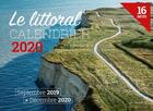 Couverture du livre « Calendrier 2020 ; le littoral » de  aux éditions Geste