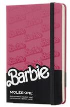 Couverture du livre « Barbie carnet poche ligné logo » de  aux éditions Moleskine