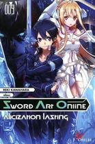 Couverture du livre « Sword Art Online t.9 ; alicization lasting » de Reki Kawahara et Abec aux éditions Ofelbe