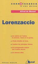 Couverture du livre « Lorenzaccio, d'Alfred de Musset » de  aux éditions Breal