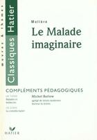 Couverture du livre « Le malade imaginaire » de Moliere aux éditions Hatier