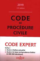 Couverture du livre « Code de procédure civile (édition 2019) » de  aux éditions Dalloz