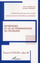 Couverture du livre « Travaux du CERDJA t.10 ; entreprises et loi de modernisation de l'économie » de  aux éditions L'harmattan