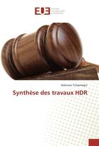 Couverture du livre « Synthese des travaux hdr » de Tchapmegni Robinson aux éditions Editions Universitaires Europeennes