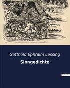 Couverture du livre « Sinngedichte » de Lessing G E. aux éditions Culturea