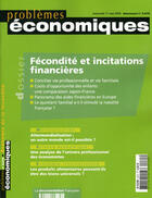 Couverture du livre « Fecondite et incitations financieres » de  aux éditions Documentation Francaise