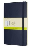 Couverture du livre « Carnet blanc grand format souple saphir » de  aux éditions Moleskine