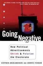 Couverture du livre « Going Negative » de Ansolabehere Stephen aux éditions Free Press