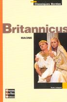 Couverture du livre « Britannicus » de Jean Racine aux éditions Bordas