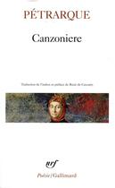 Couverture du livre « Canzoniere » de Petrarque aux éditions Gallimard