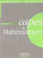 Couverture du livre « Capes De Maths. » de Aymes aux éditions Nathan