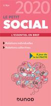 Couverture du livre « Le petit social ; l'essentiel en bref (édition 2020) » de Veronique Roy aux éditions Dunod