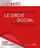 Couverture du livre « Le droit social » de Garnier/Grandguillot aux éditions Gualino