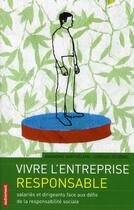 Couverture du livre « L'entreprise face à la responsabilité sociale » de Douenel/Barthelemy aux éditions Autrement