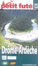 Couverture du livre « Drôme-ardèche (édition 2007-2008) » de Collectif Petit Fute aux éditions Le Petit Fute