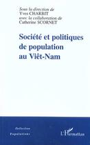 Couverture du livre « Societe et politiques de population au viet-nam » de  aux éditions L'harmattan