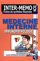 Couverture du livre « Médecine interne, immunopathologie » de  aux éditions Vernazobres Grego