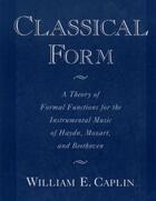 Couverture du livre « Classical Form: A Theory of Formal Functions for the Instrumental Musi » de Caplin William E aux éditions Oxford University Press Usa