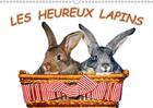 Couverture du livre « Les heureux lapins (calendrier mural 2017 DIN A3 horizontal); des lapins devant l'appareil photo. Nous les lapins, nous aimons être pris en photo » de Keceli Jeno aux éditions Calvendo