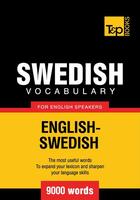 Couverture du livre « Swedish Vocabulary for English Speakers - 9000 Words » de Andrey Taranov aux éditions T&p Books