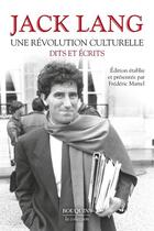 Couverture du livre « Une révolution culturelle » de Jack Lang aux éditions Bouquins