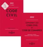 Couverture du livre « Code civil annoté (édition 2022) » de Xavier Henry et Pascal Ancel et Guy Venandet et Georges Wiederkehr et Alice Tisserand-Martin et Pascale Guiomard aux éditions Dalloz