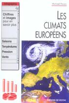 Couverture du livre « Climats europeens (les) » de Pavan Mickael aux éditions De Vecchi