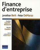 Couverture du livre « Finance d'entreprise » de Berk/Demarzo aux éditions Pearson