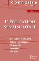 Couverture du livre « Fiche de lecture l'éducation sentimentale, de Gustave Flaubert ; (analyse littéraire de référence et résumé complet) » de  aux éditions Editions Du Cenacle