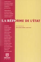 Couverture du livre « La réforme de l'Etat » de Claude Deves et Jean-Jacques Pardini aux éditions Bruylant