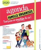 Couverture du livre « Agenda famille organisée septembre 2019 à décembre 2020 » de  aux éditions Play Bac