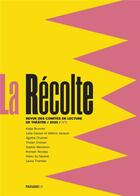 Couverture du livre « La recolte - revue des comites de lecture de theatre 2020 n2 » de  aux éditions Theatrales