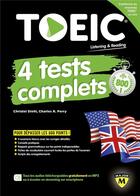 Couverture du livre « TOEIC, 4 test complets » de Christel Dieh et Charles R. Perry aux éditions Belin Education