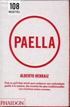 Couverture du livre « Paëlla » de Alberto Herraiz aux éditions Phaidon