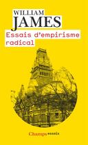 Couverture du livre « Essais d'empirisme radical » de William James aux éditions Flammarion