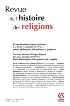 Couverture du livre « Revue de l'histoire des religions - n 2/2021 » de  aux éditions Armand Colin