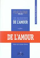 Couverture du livre « Pour en finir avec les blessures de l'amour » de Yvonne Poncet-Bonissol aux éditions Chiron